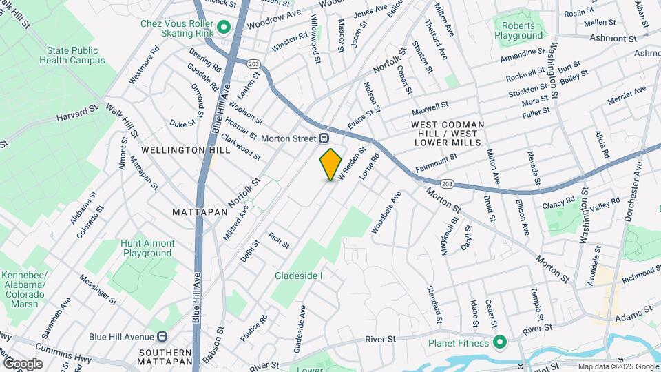 71 W Selden St Map and Location Details