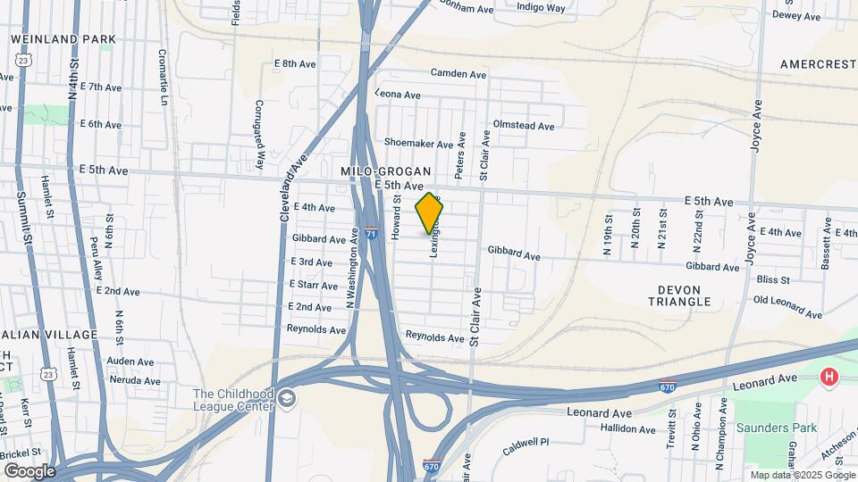 829 Gibbard Ave-Unit -829 Gibbard Ave, Columbus, OH 43201 Map and Location Details