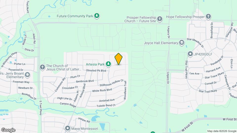 16612 Central Garden Ln Map and Location Details