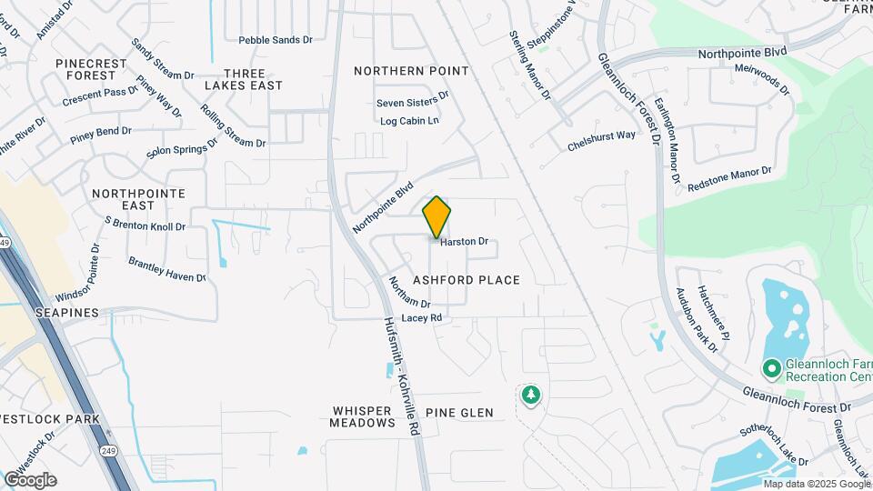 11015 Harston Dr Map and Location Details