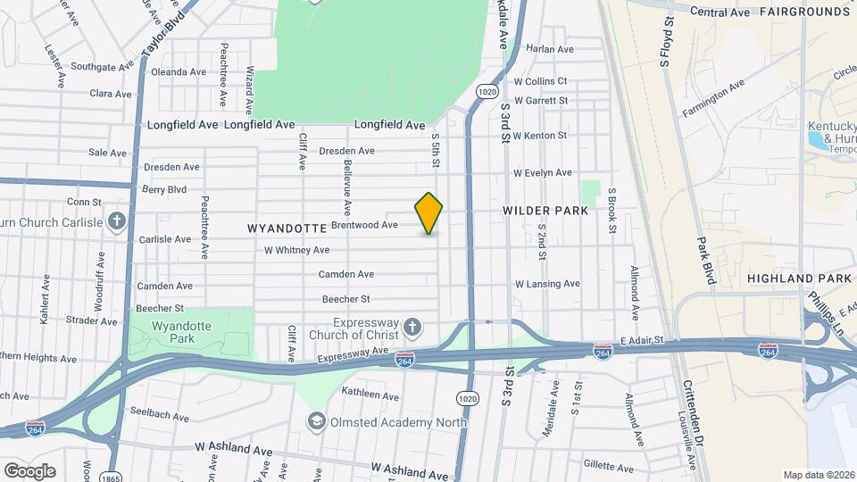 507 W Whitney Ave Map and Location Details