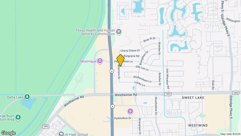 2219 Briarview Dr Map and Location Details