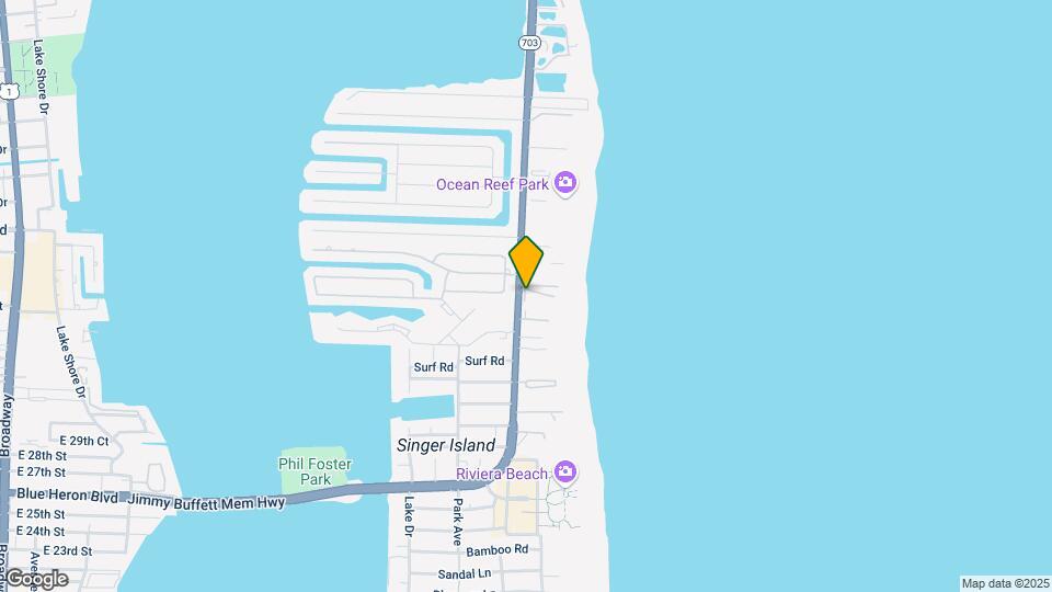 3600 N Ocean Dr Map and Location Details