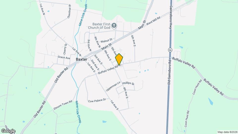 409 Buffalo Valley Rd Map and Location Details