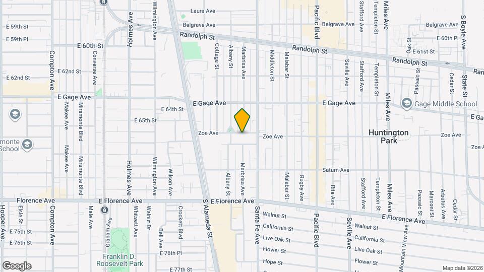 2226 Zoe Ave Map and Location Details