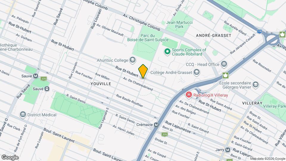 8900-8908 Saint-Hubert Rue Map and Location Details