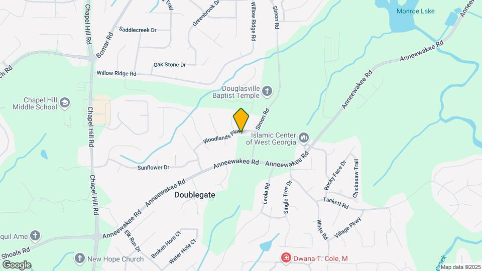 4819 Woodlands Pkwy Map and Location Details