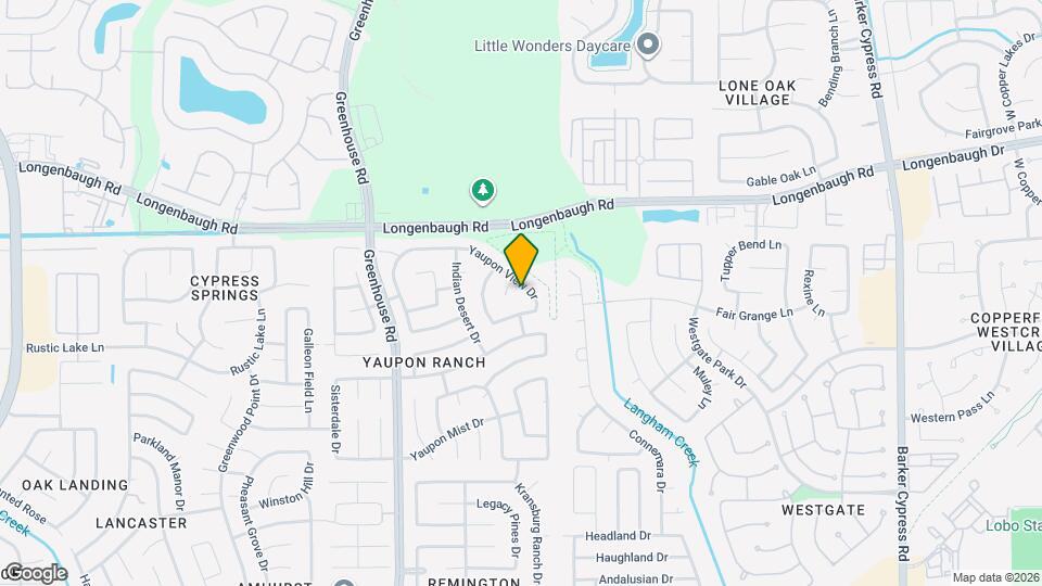 7939 Yaupon View Dr Map and Location Details