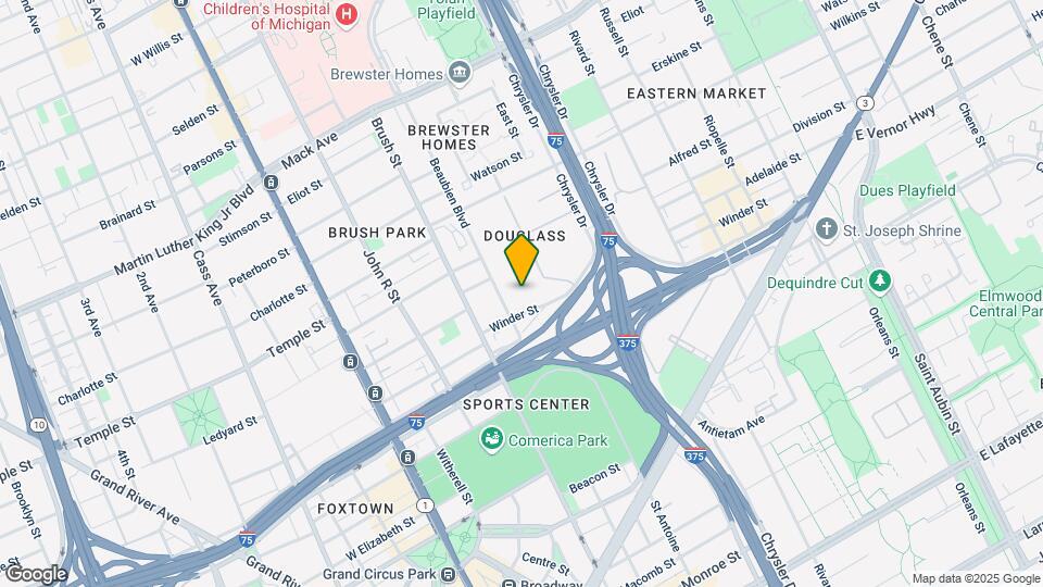 2661 Saint Antoine St Mapa y Detalles de la Ubicación