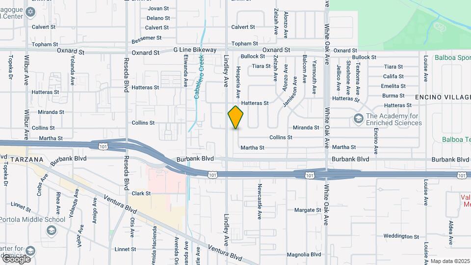 5709 Hesperia Ave Map and Location Details