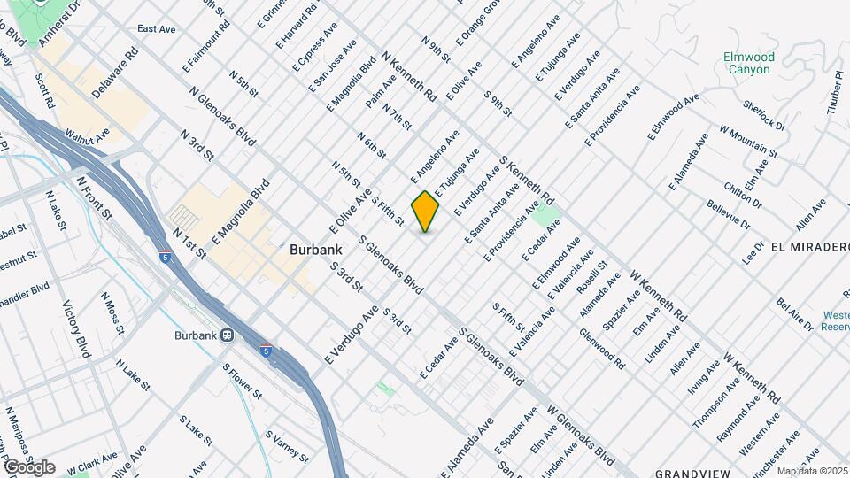 501 E Verdugo Ave Mapa y Detalles de la Ubicación