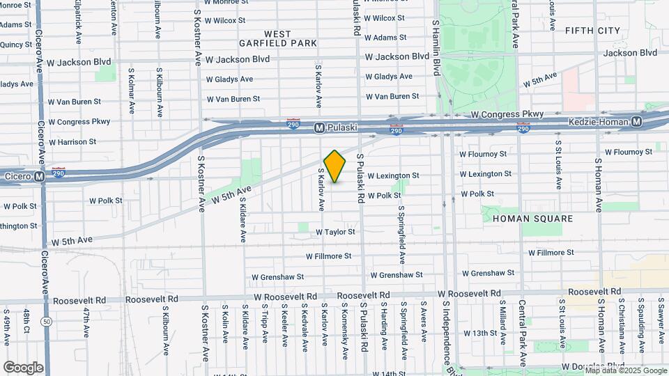 4040 W Polk St Map and Location Details