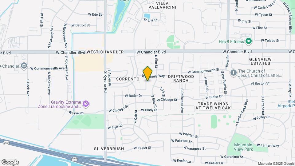 85 S Crestview St Map and Location Details