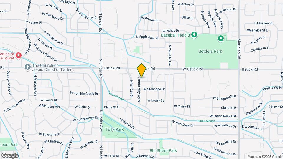 1142 W Parkstone St Map and Location Details