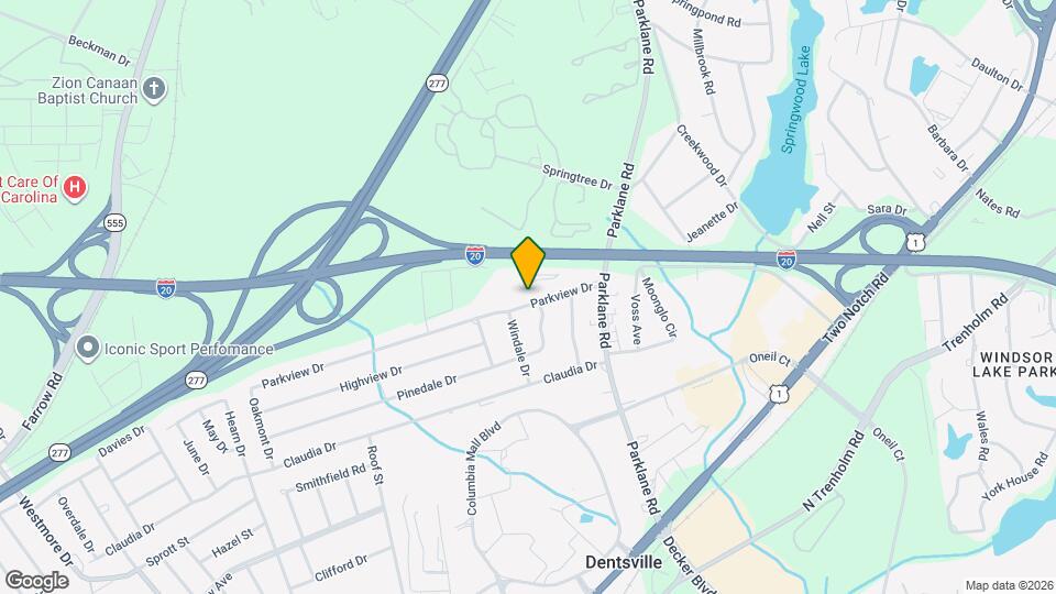 7619 Parkview Dr Map and Location Details