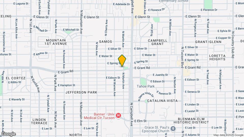1745 E Grant Rd Mapa y Detalles de la Ubicación