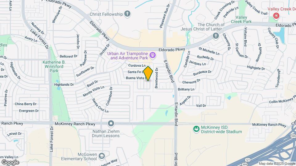 3410 Ruidoso Ln Map and Location Details