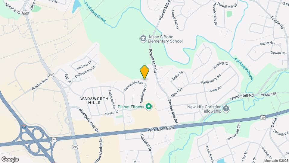 1432 Dover Rd Map and Location Details