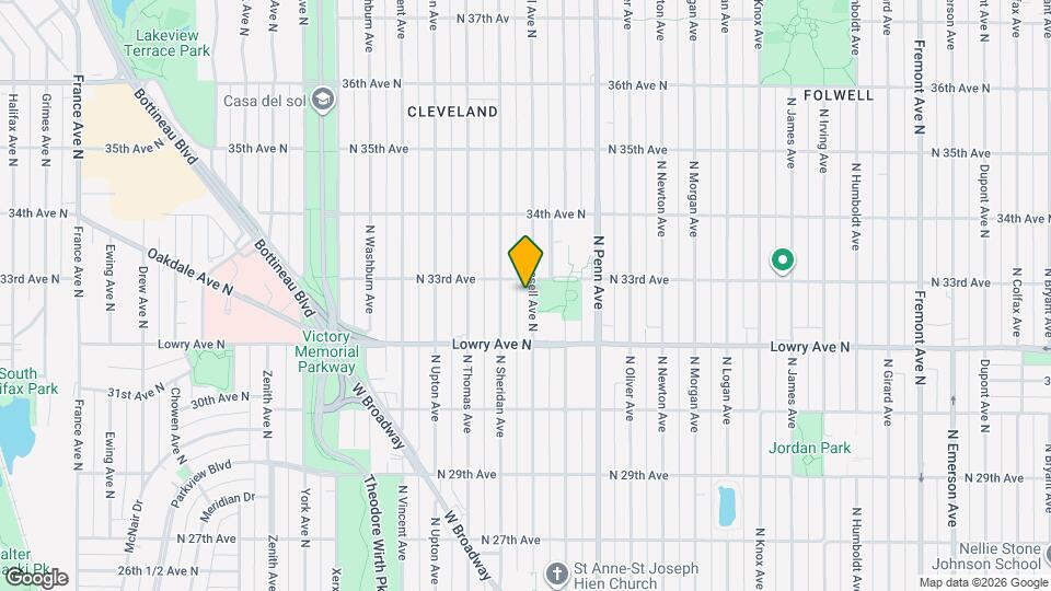 3245 Russell Ave N Map and Location Details