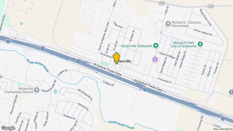 106 W Avenue G Map and Location Details