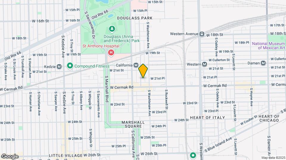 2135 S Fairfield Ave, Unit 2 Map and Location Details