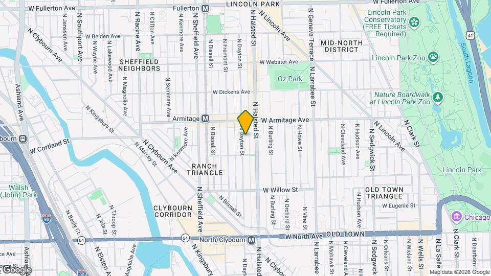 1937 N Dayton St Map and Location Details