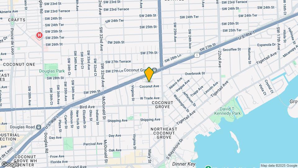 2845 Coconut Ave Mapa y Detalles de la Ubicación