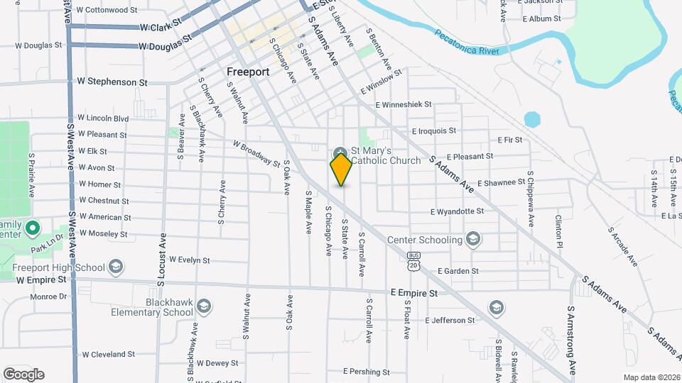 902 S State Ave Map and Location Details