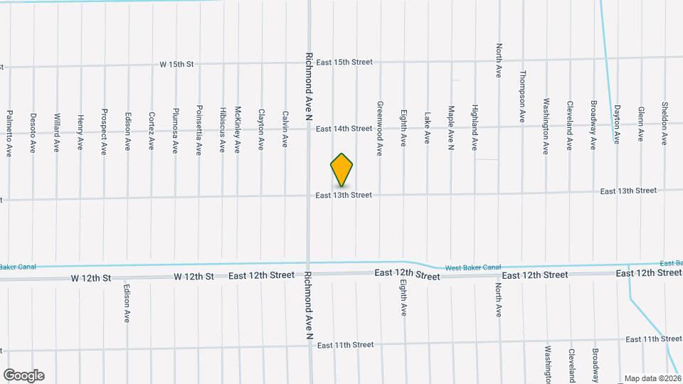 503 East 13th Street Map and Location Details