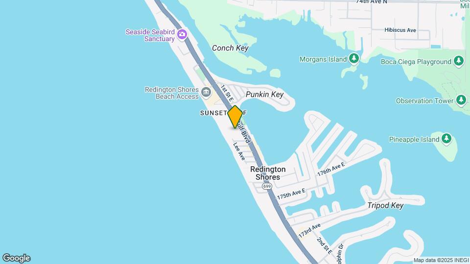 17900 Gulf Blvd, Unit 2E Mapa y Detalles de la Ubicación