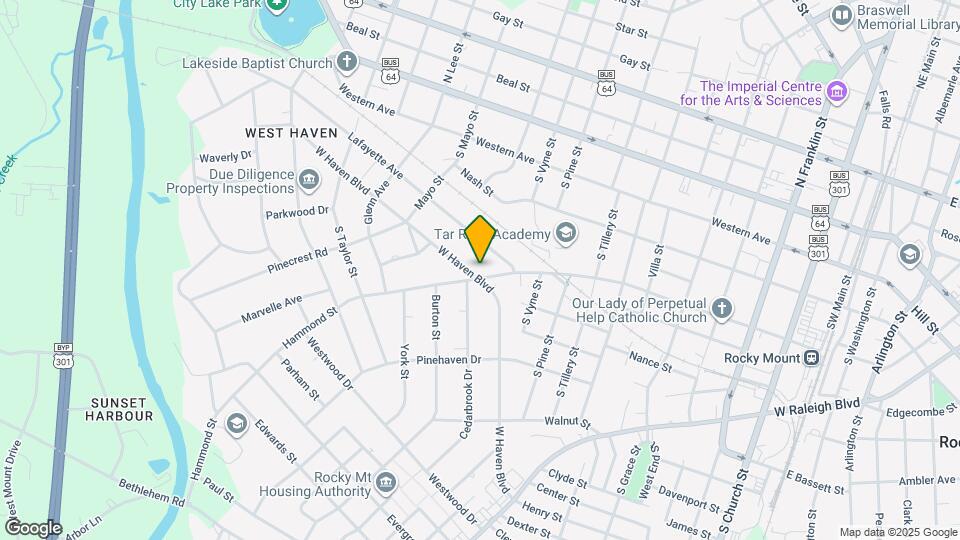 1002 W Haven Blvd Map and Location Details