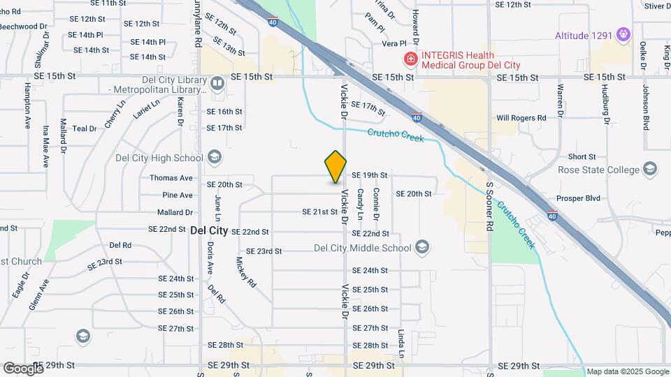 4641 SE 20th St Map and Location Details