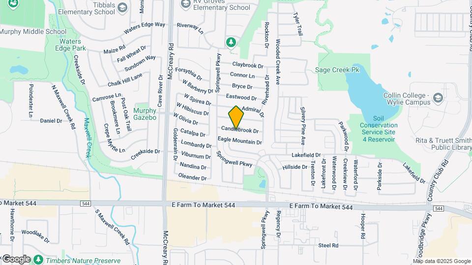 3113 Candlebrook Dr Map and Location Details