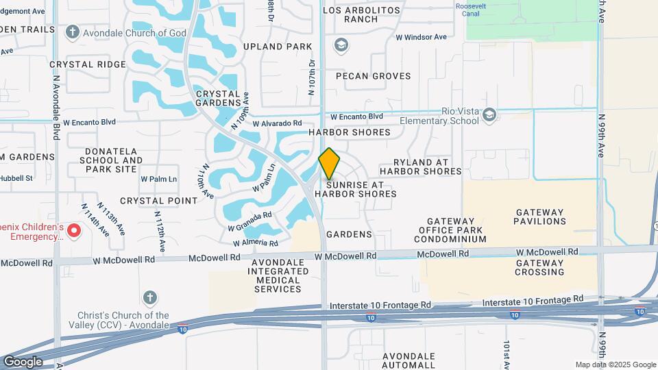 1818 N 106th Ln Map and Location Details