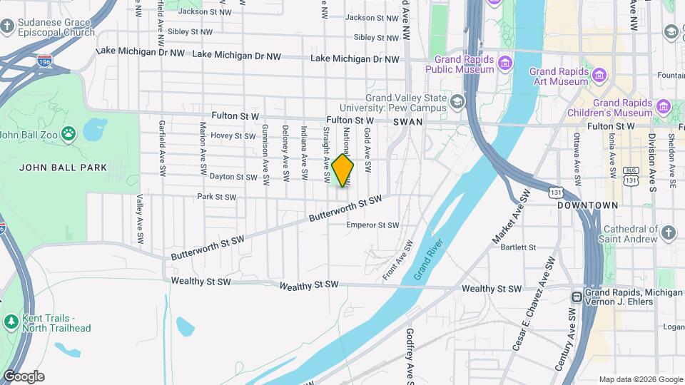 147 National Ave SW Map and Location Details