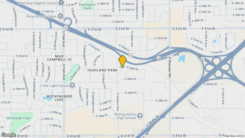 3517 S Irvington Pl Map and Location Details