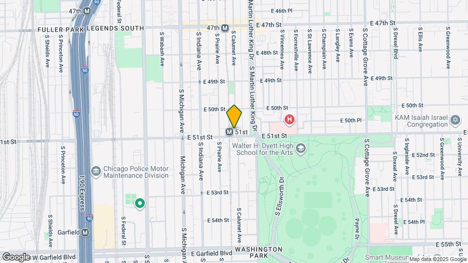 5042 S Calumet Ave Map and Location Details