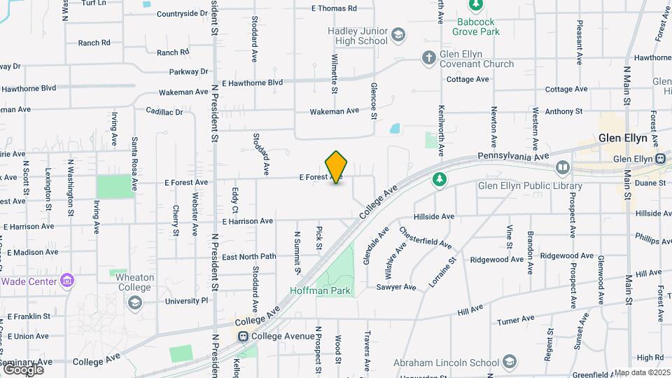 1526 E Forest Ave Map and Location Details