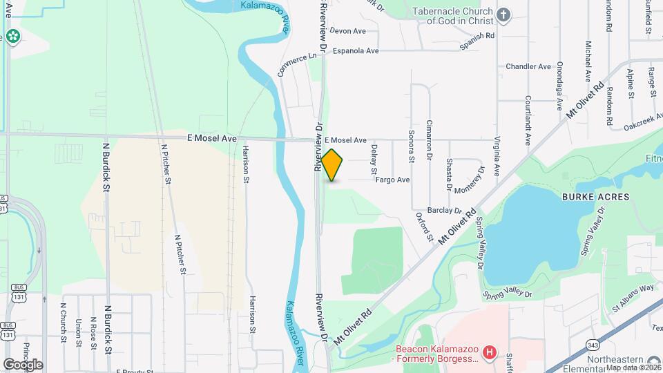 2420 Upper Riverview Dr Map and Location Details