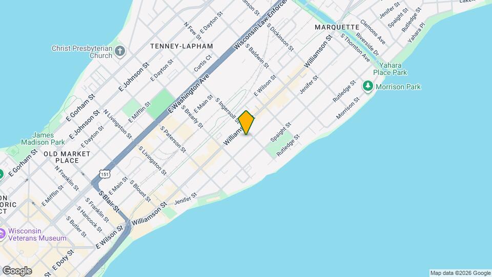 1046 Jenifer St, Unit 3 Map and Location Details