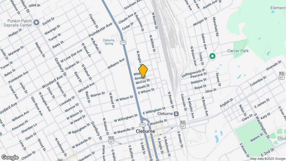 611 N Anglin St Map and Location Details