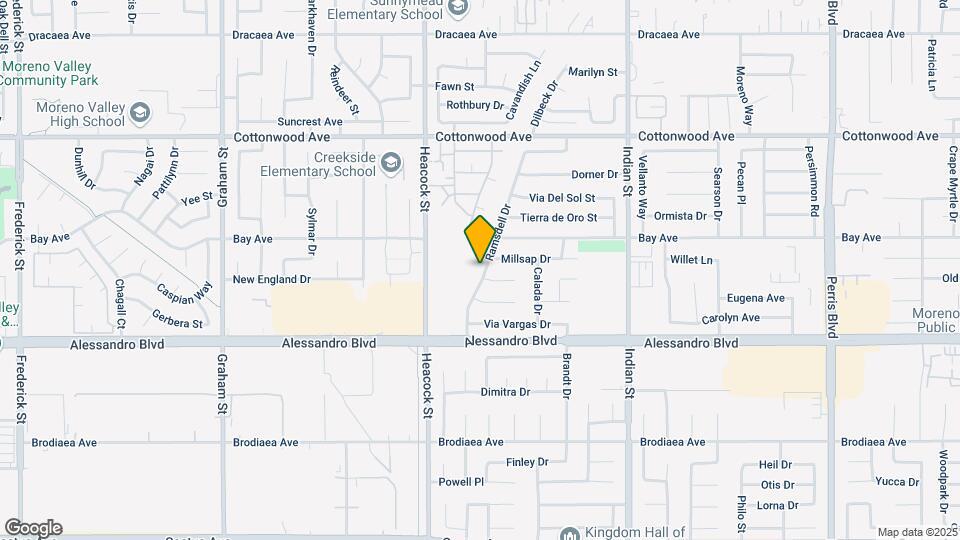13821 Ramsdell Dr Map and Location Details