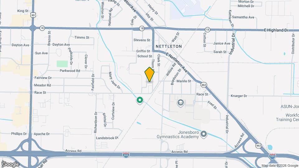 2319 Thorn St Map and Location Details