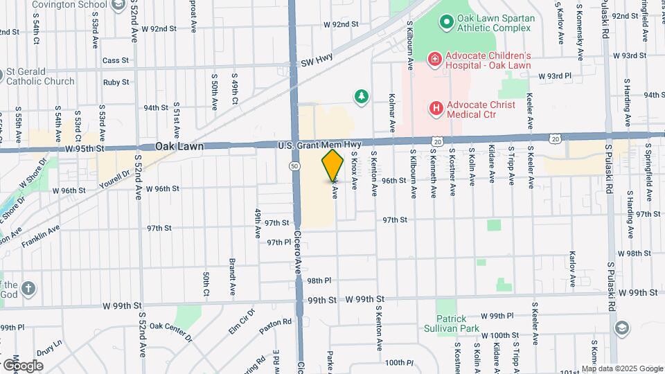 9600 Kilpatrick Ave Map and Location Details