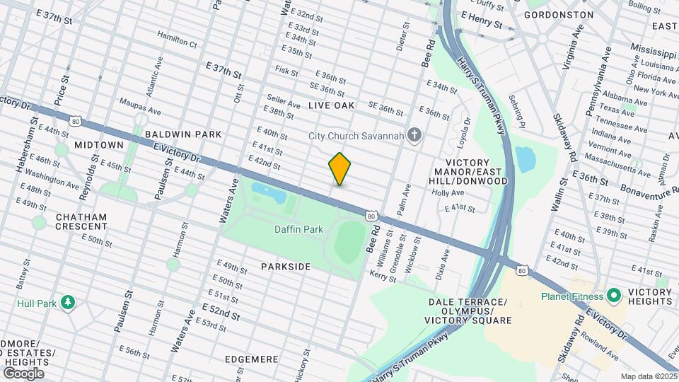 1413 E 42nd St Map and Location Details