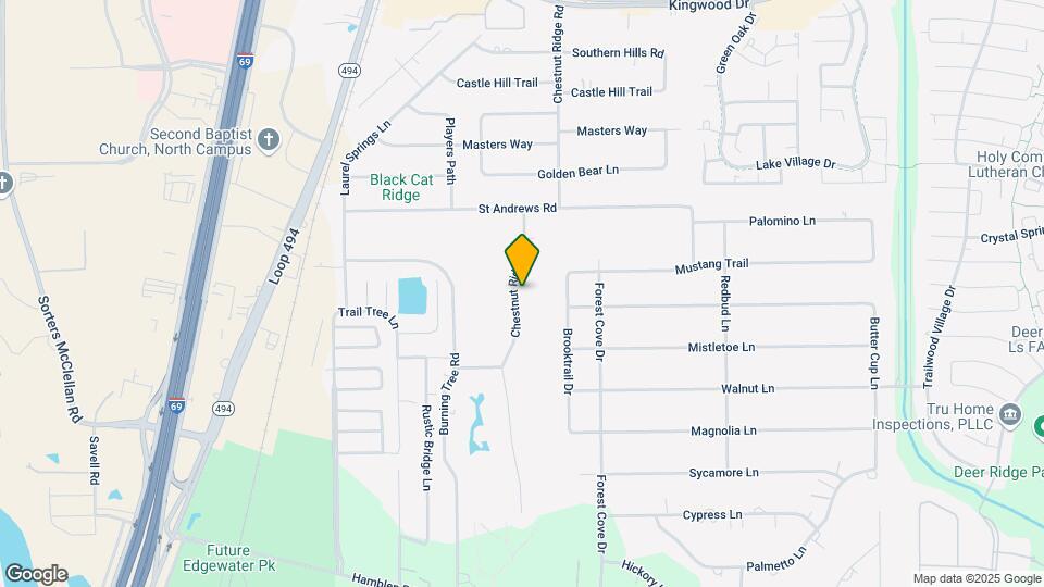 1606 Chestnut Ridge Rd Map and Location Details