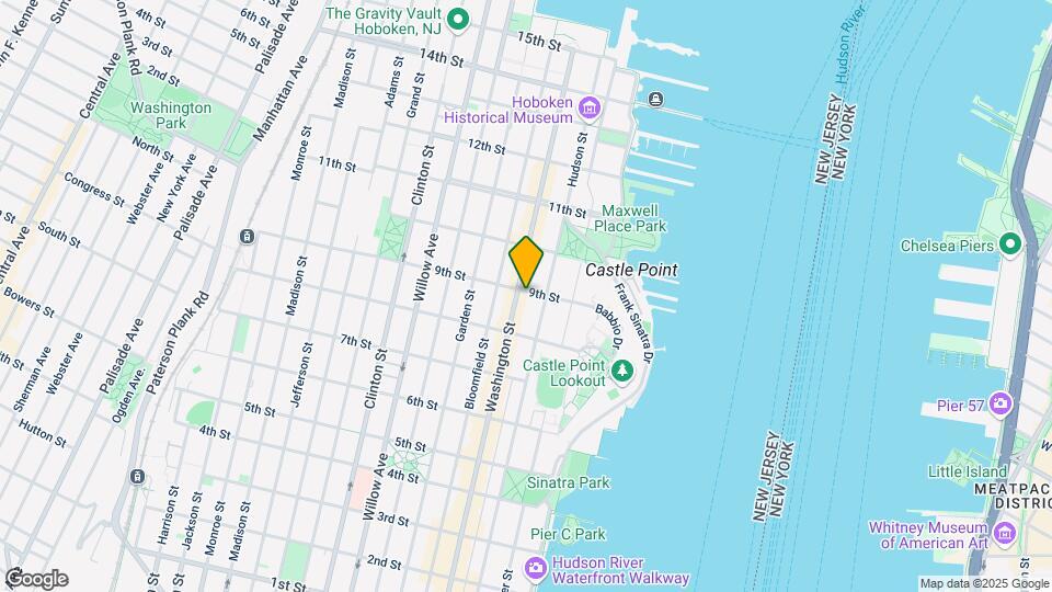 829 Washington St Map and Location Details