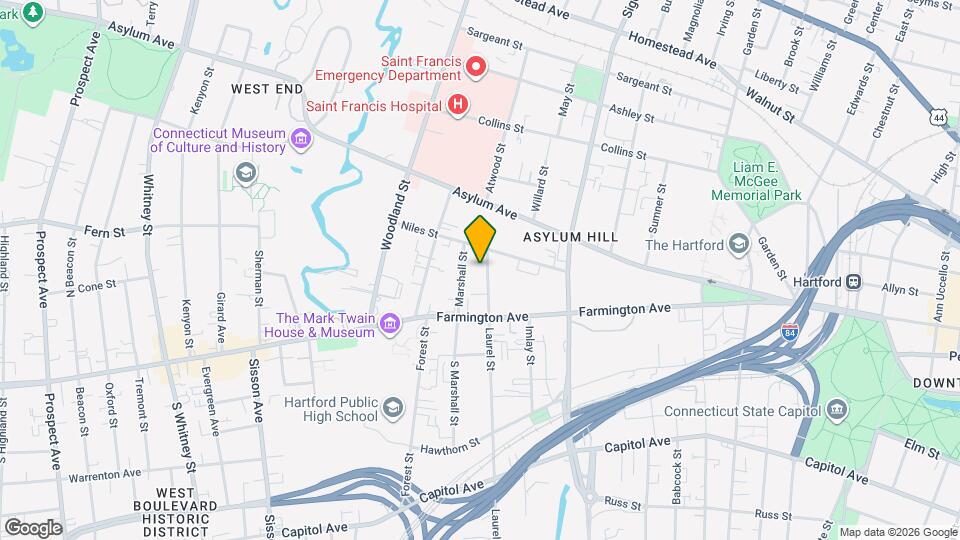 363 Laurel St, Unit Suite 1 Map and Location Details