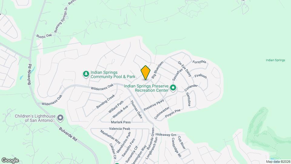 25839 Big Bluestem Map and Location Details