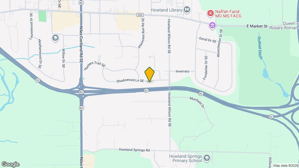 822 Shadowood Ln SE Map and Location Details